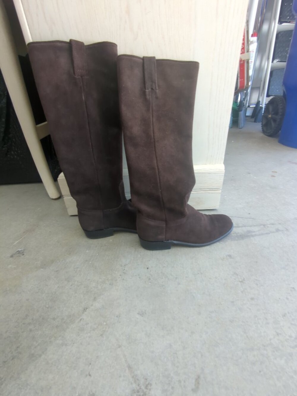Frye Riding Boots Chocolate Suede sz 6